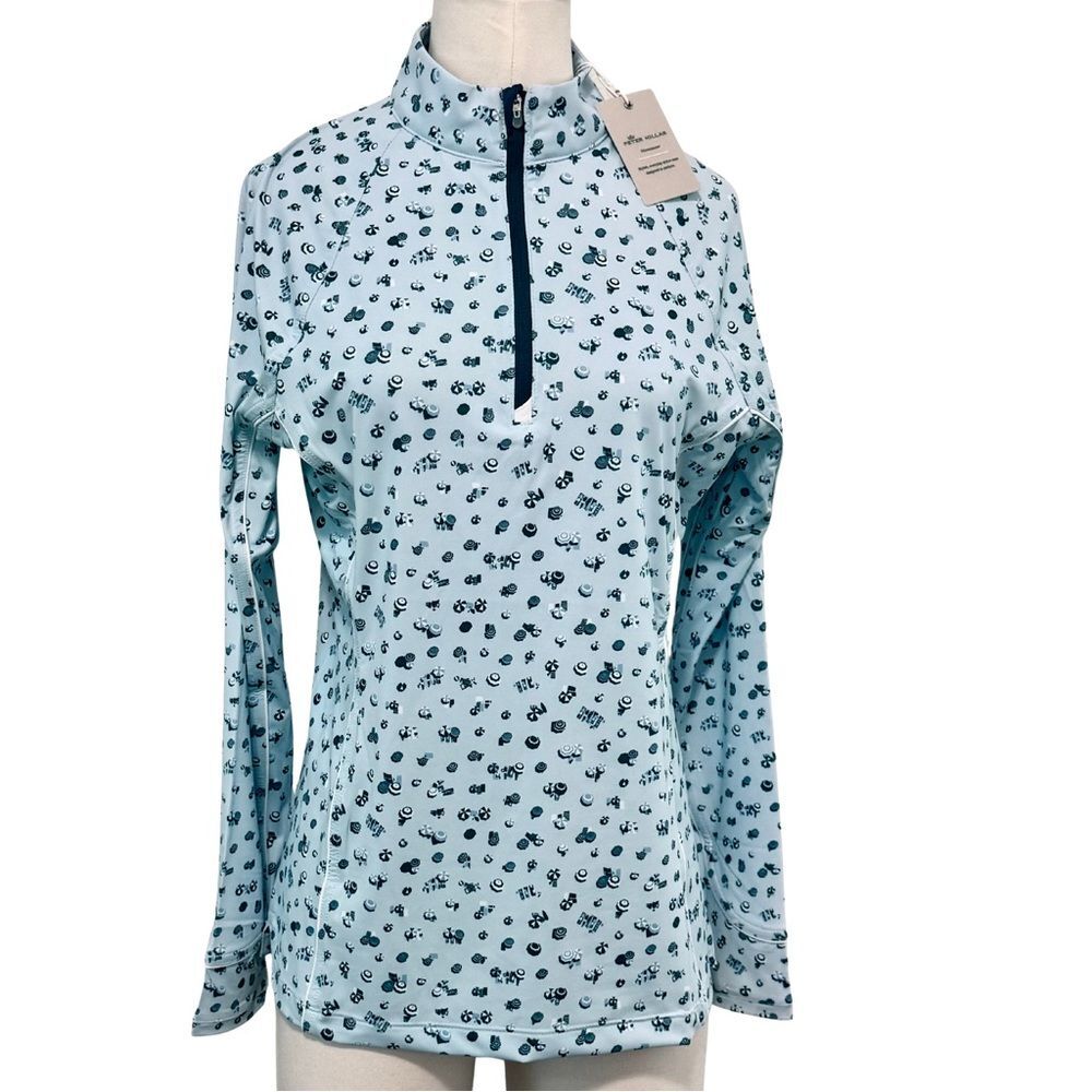 Peter Millar Women’s Golf Pullover Long Sleeve, Sun UPF 50+, Size Small